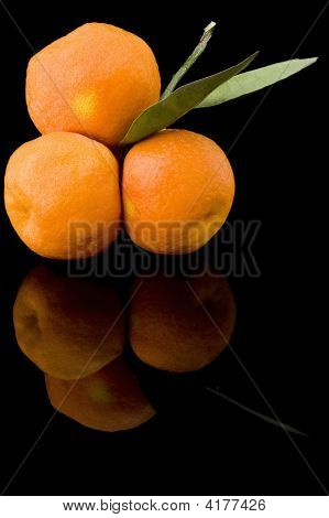 Appelsiner på sort