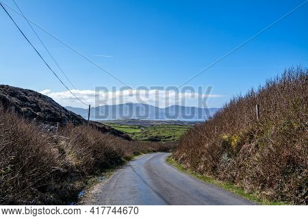 The Road To Rossbeg In County Donegal During Winter - Ireland