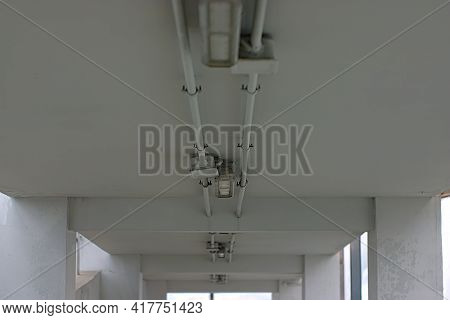 Interior Elements Of An Aboveground Pedestrian Crossing