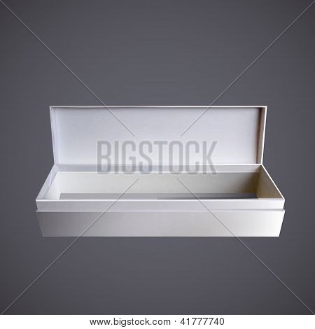 Bílý obdélník. Vektorová Design.