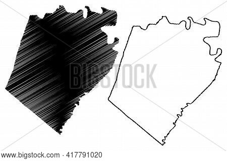 Berkeley County, State Of West Virginia (u.s. County, United States Of America, Usa, U.s., Us) Map V