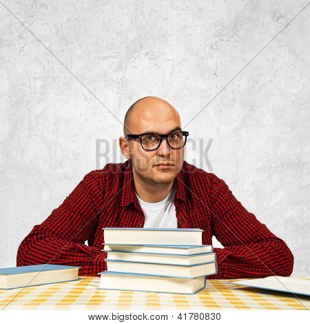 Student z książki