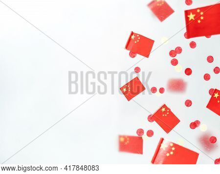 Day  Formation People's Republic  China. October 1. National Holiday, Concept Freedom, Patriotism An