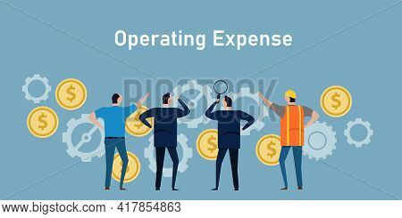 Operational Expense Opex Company Operating Cost Businessman Management