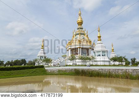 Wat Thung Setthi Temple In Khon Kaen, Thailand.