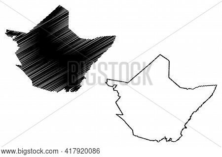 Greenbrier County, State Of West Virginia (u.s. County, United States Of America, Usa, U.s., Us) Map