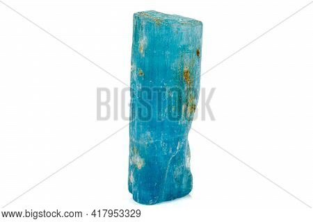 Macro Tourmaline Mineral Stone On White Background