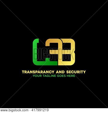 Letter L3b Logo Vector Stock. Connecting Abstract Design Concept. Can Be Used As A Symbol Related To