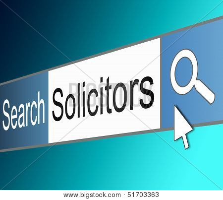 Solicitor Concept.