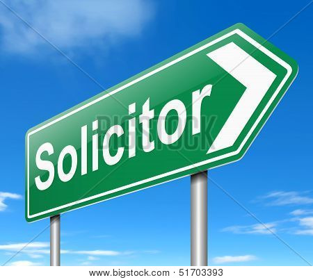 Solicitor Concept.