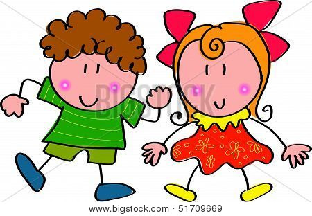 Boy and girl