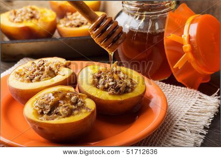 Stuffed Baked Peaches