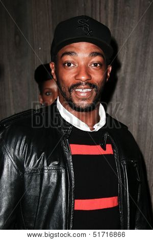 NEW YORK-SEP 28: Actor Anthony Mackie attends the grand opening of TAO Downtown at the Maritime Hotel on September 28, 2013 in New York City.