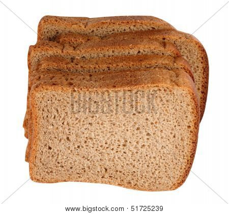 Dark Bread Isolated
