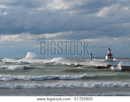 Windblown Lake Michigan