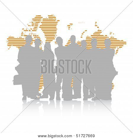 Group of industrial workers