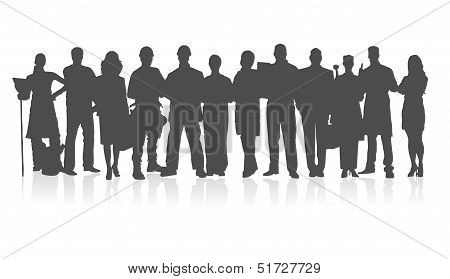 Set of people profession.