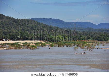 The fishing man in Thailand