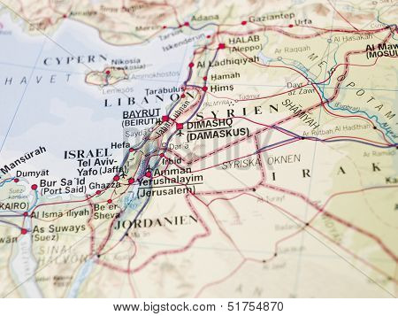 Map of Dimashq