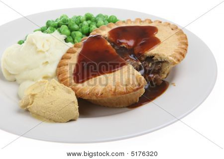 Biftek pasta & Mash