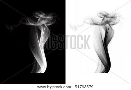 Smoke steam background. Abstract composition illustration