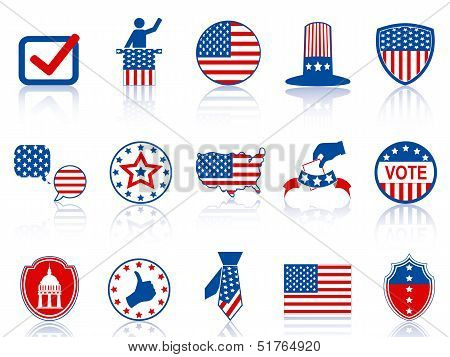 Election Icons And Buttons