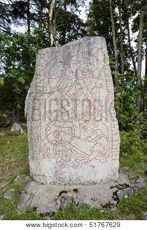 Antique Runes on a rock