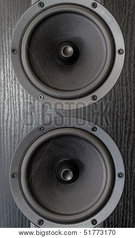 Black loudspeaker