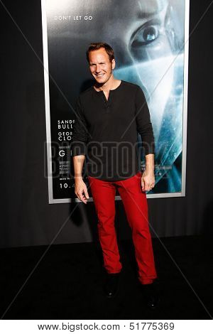 NEW YORK-OCT 1:  Actor Patrick Wilson attends the 'Gravity' premiere at AMC Lincoln Square Theater on October 1, 2013 in New York City.