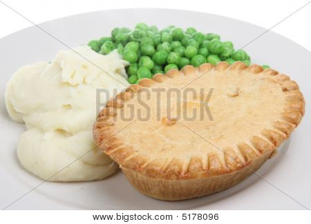 Biftek pasta ve Mash