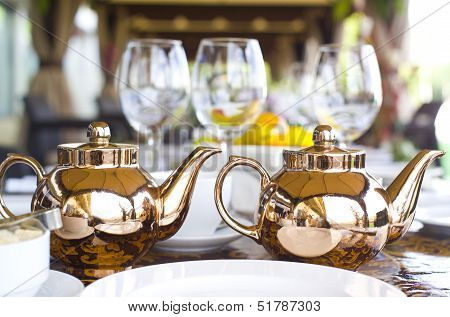 Antique Copper Tea Pots