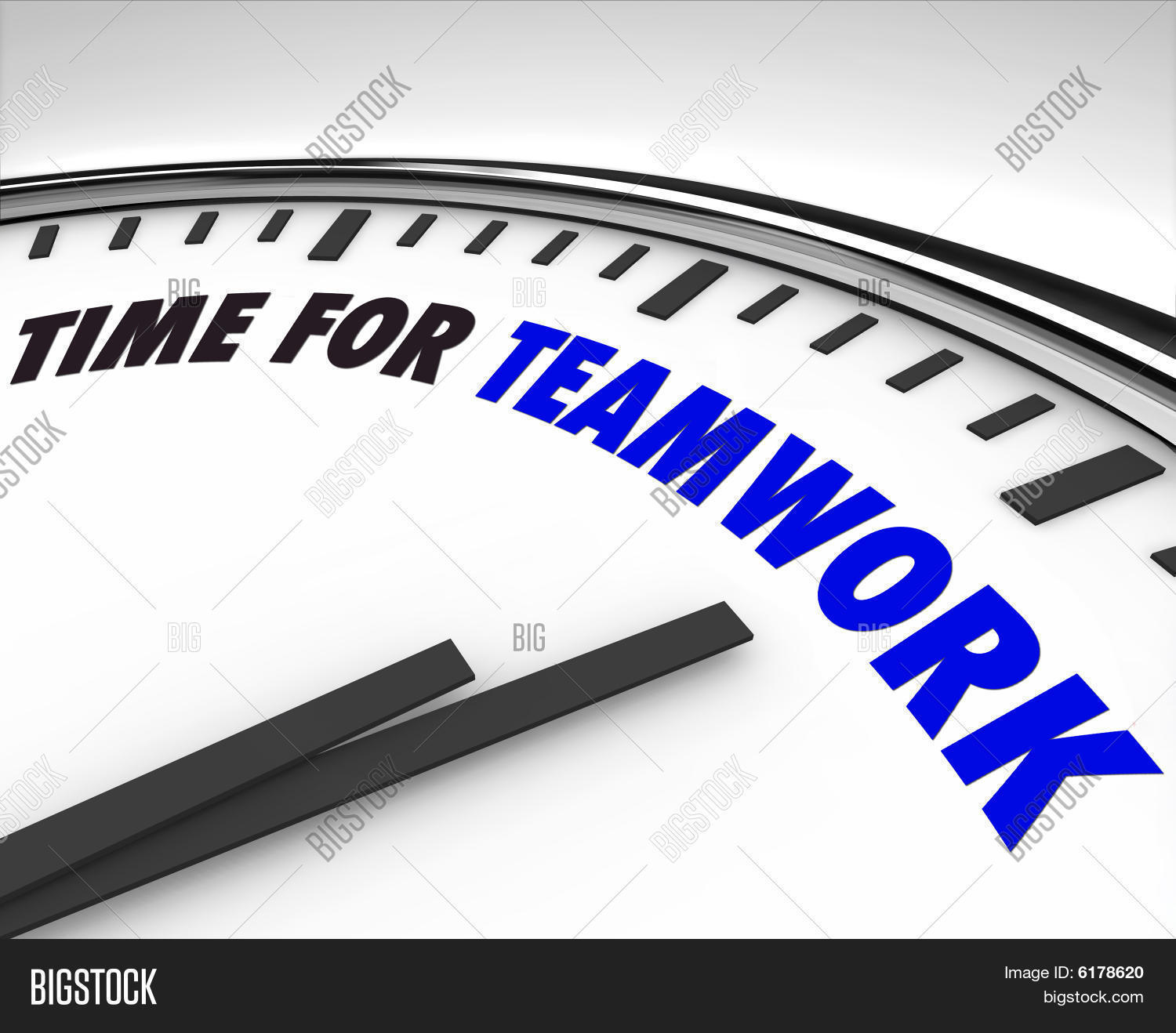 Time Teamwork - Clock Image & Photo (Free Trial) | Bigstock