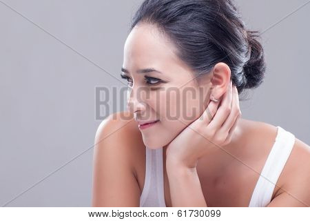 Woman in white