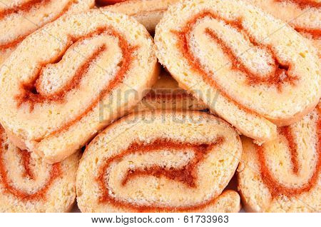 Roll cake dessert