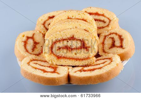 Roll cake dessert