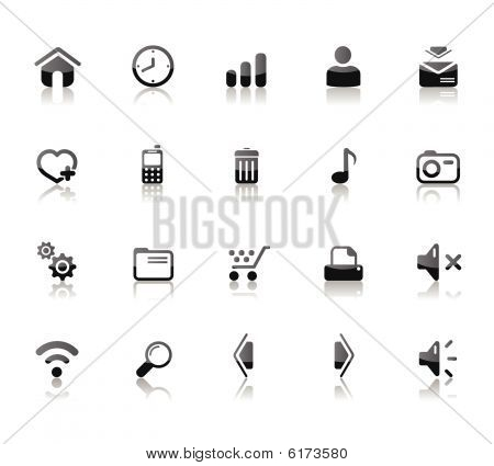 Web icons, multimedia