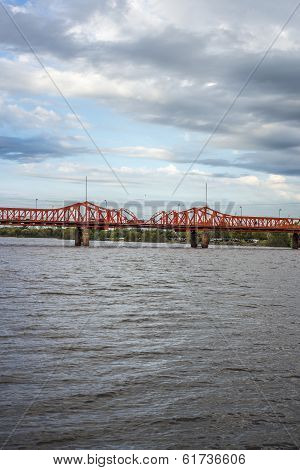 Bridge Over Gualeguaychu River, Argentina.