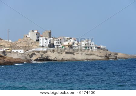 Stad aan de kust van Tenerife
