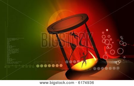 Hour glass dans
