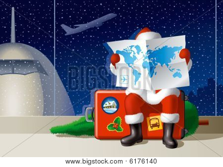 Santa's Christmas travel