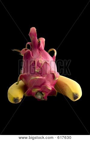 Pitahaje a banány