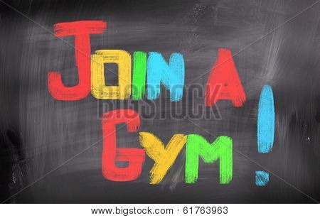 Join A Gym Concept