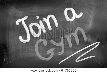 Join A Gym Concept