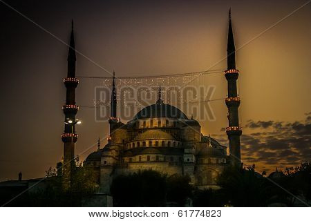 Aya Sophia at night