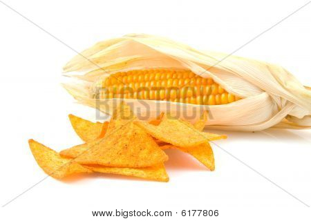 Tortilla Chips mit Mais Mais
