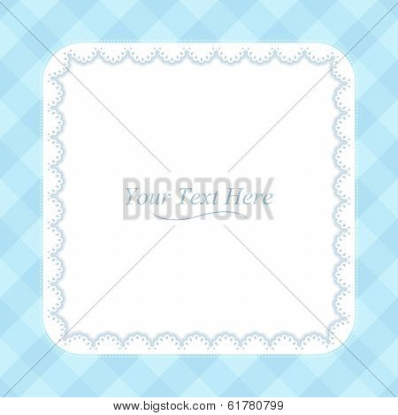 Square Blue Frame