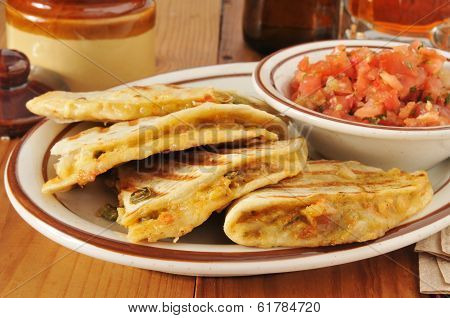 Grilled Chicken Quesadilla