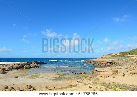Rocks And Sand In Argentiera