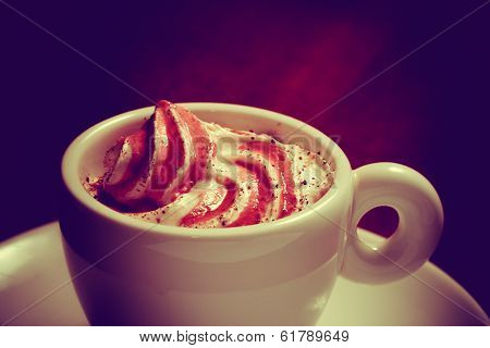 Espresso Coffee With Cream