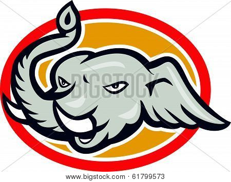 Elephant Head Cartoon